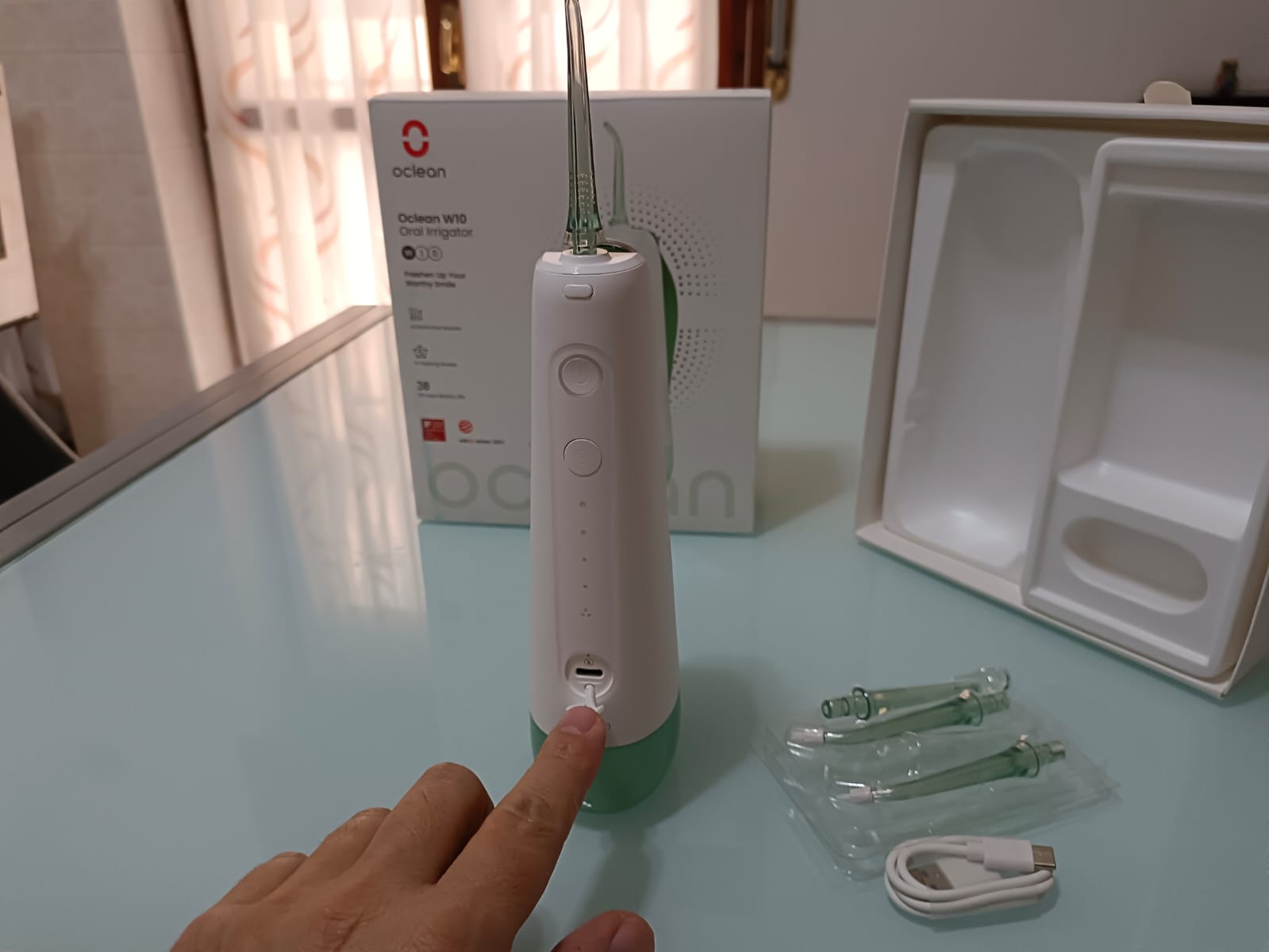 Oclean W10 Filo interdentale senza fili : l